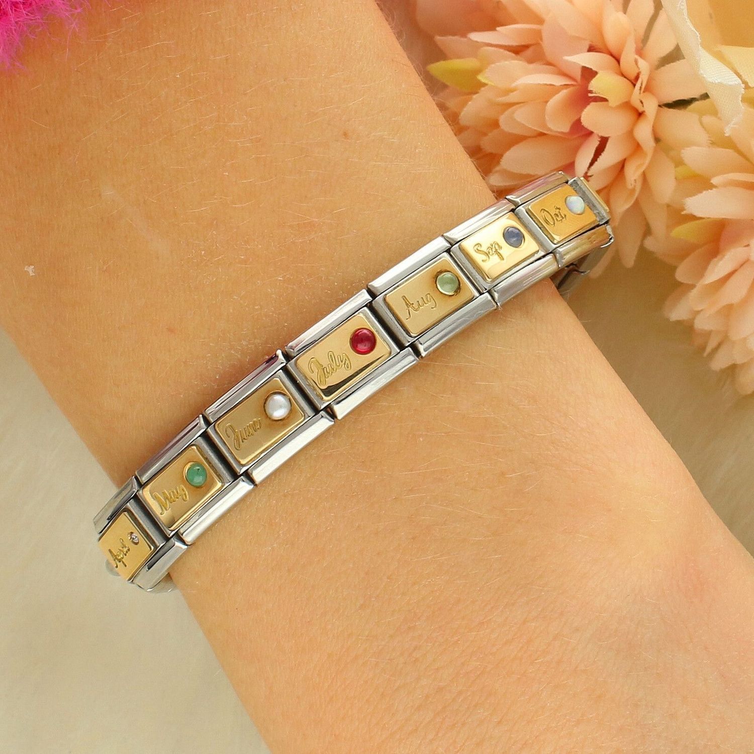 Nomination Link 18K zawieszka złoto 'Lipiec Rubin' 030519 07 ✓ Zawieszki Nomination ✓ Wyjątkowy prezent ✓ Nomination ✓ Bransoletka Nomination ✓ Bransoletka ze stali ✓ Gwarancja najniższej ceny ✓ Zapraszamy!.jpg